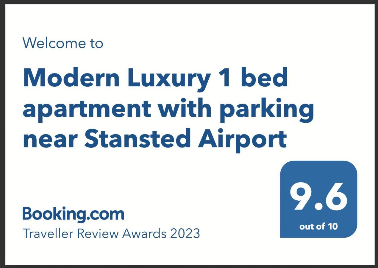 Modern Luxury 1 Bed Apartment With Parking Near Stansted Airport Stansted Mountfitchet Exteriör bild